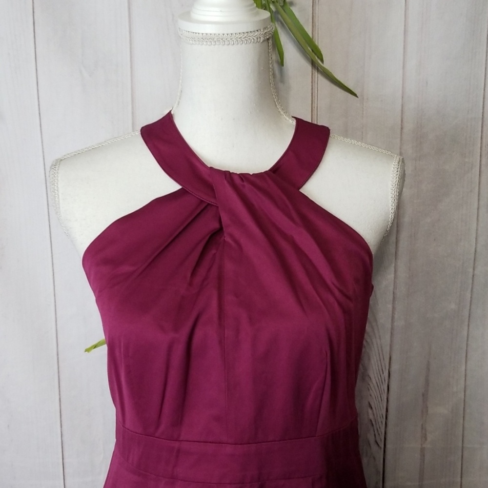 Merona sz 8 Purple Aline Dress - Picture 2 of 6